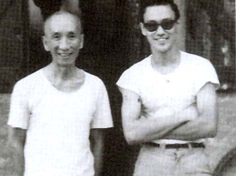 bruce with grandmaster ip man