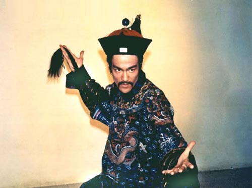 bruce in costume at shaw bros