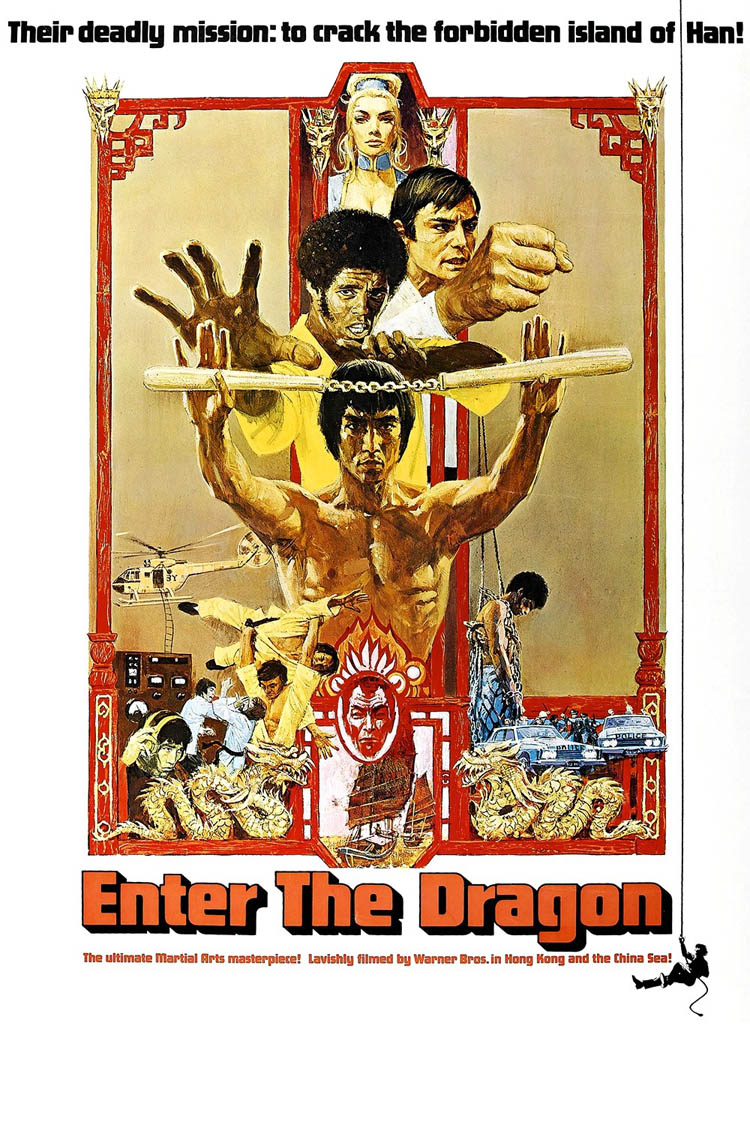 enter the dragon poster