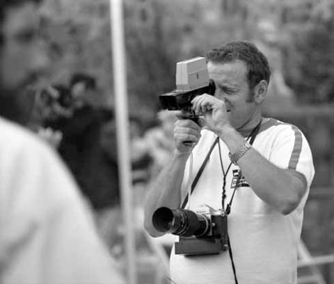 Dave on set
