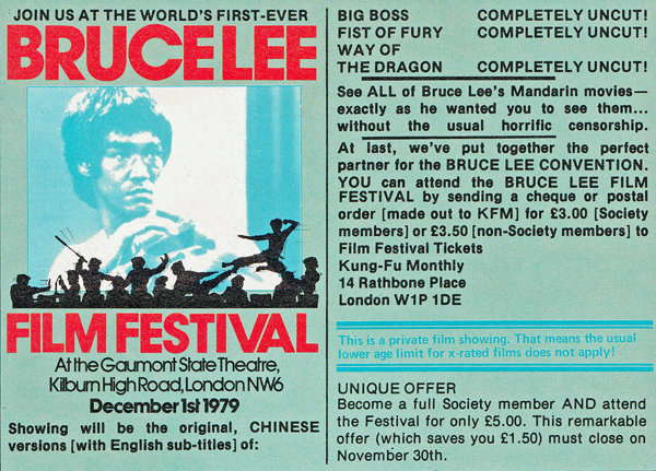 Bruce Lee Film Festival 1979